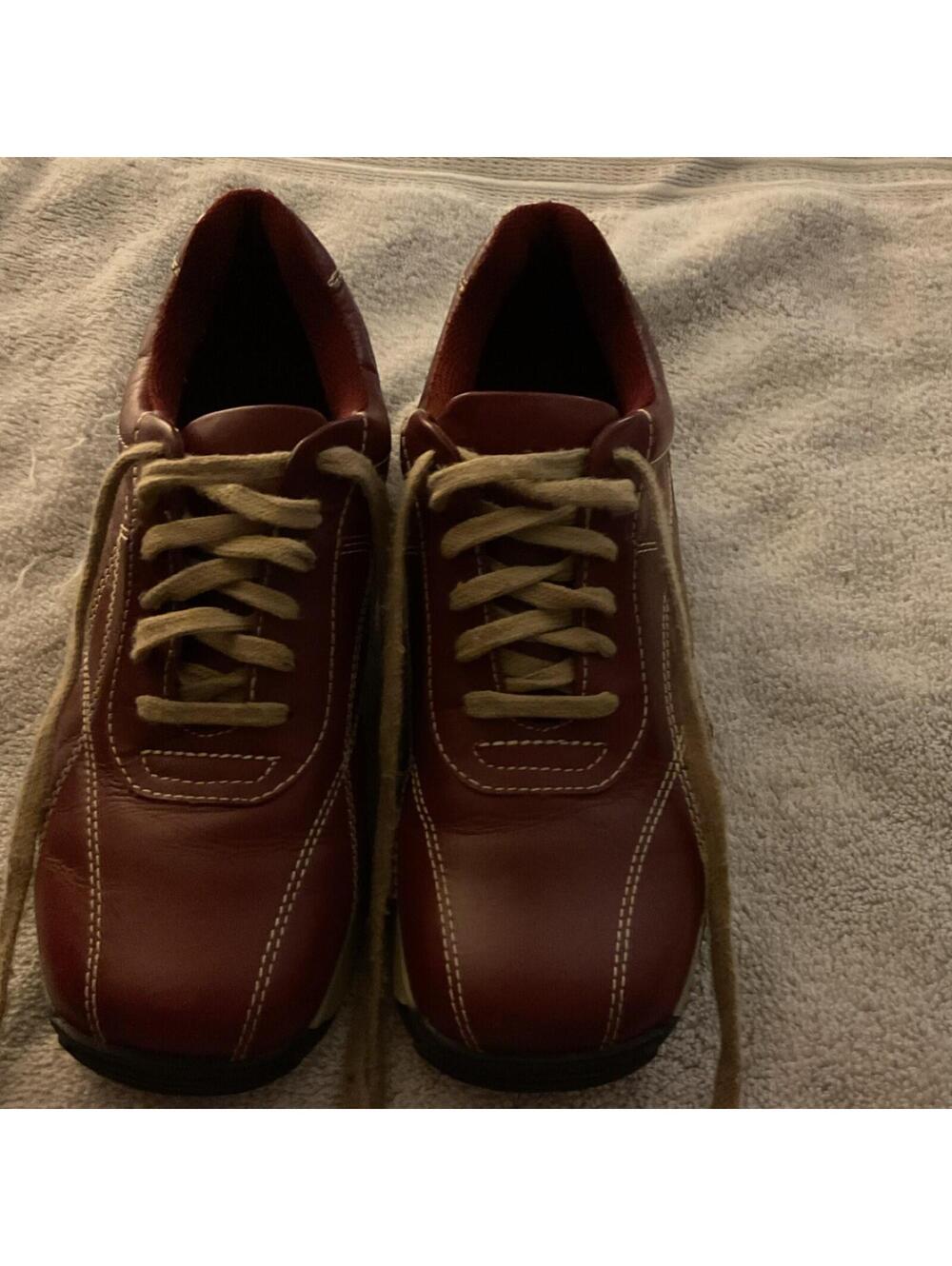 Wanted Speed GM women’s Red/ tan Leather Golf Shoes  sz 9